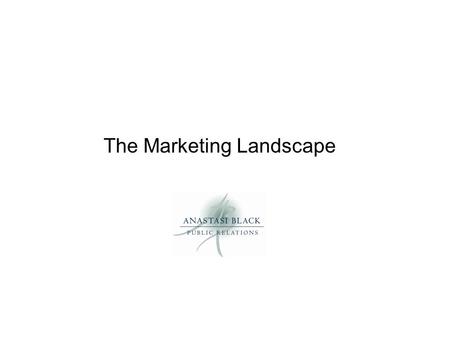 The Marketing Landscape. Partnering & Packaging Creates authentic experiences that provide a unique sense of place Keeps visitors in town longer Stretches.