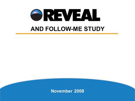 November 2008 AND FOLLOW-ME STUDY. Church-Related Activities Church-Related Activities Are Most Catalytic to Spiritual Growth in the Early Stages.