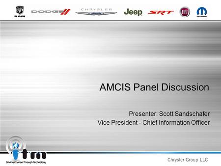 AMCIS Panel Discussion
