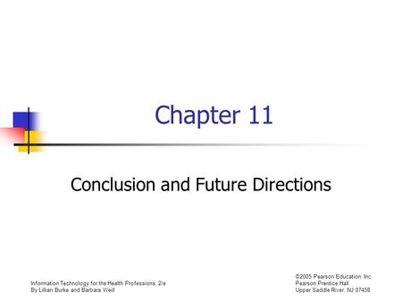 Conclusion and Future Directions