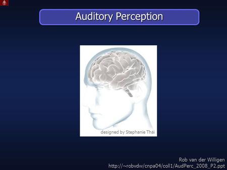 Perception Lecture Notes: Psychophysics