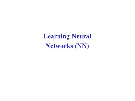 Learning Neural Networks (NN). Department of Computer Science Undergraduate Events Events this week Drop-In Resume and Cover Letter Editing (20 min. appointments)