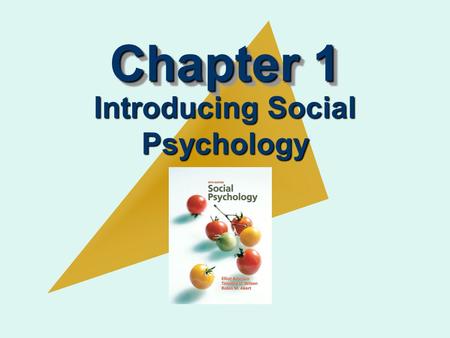 Chapter 1 Introducing Social Psychology. Important Announcements Website: –http://yunus.hacettepe.edu.tr/~myildiz/ Online slides from last year will be.