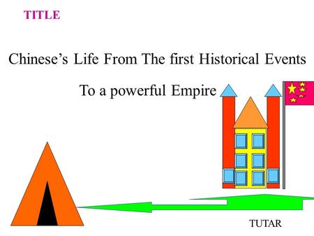 Chinese’s Life From The first Historical Events To a powerful Empire TUTAR TITLE.