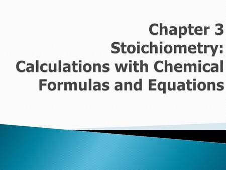 Stoichiometry  is one where the substance retains its identity.   Examples of physical reactions: ◦ melting / freezing ◦ boiling / condensing ◦ subliming.