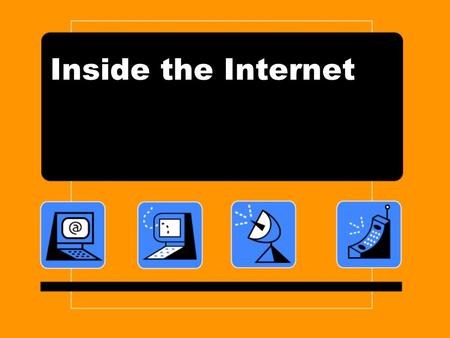 Inside the Internet. INTERNET ARCHITECTURE The Internet system consists of a number of interconnected packet networks supporting communication among host.