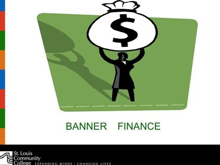 1 BANNER FINANCE. Banner Finance for Department and Support Staff Many department and support staff use Banner Finance and know it from the perspective.