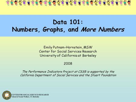 Data 101: Numbers, Graphs, and More Numbers