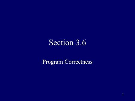 4/17/2017 Section 3.6 Program Correctness ch3.6.