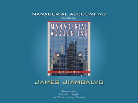 Goal of Managerial Accounting