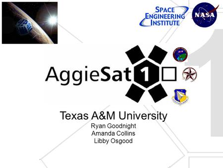 Texas A&M University Ryan Goodnight Amanda Collins Libby Osgood.