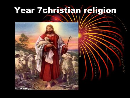 Year 7christian religion. الفصل الدراسى الأول مراجعة عامة على الوحدة الاولى والثانية أكمل لما يأتى :- فى البدء كان................