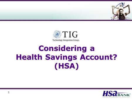 1 Considering a Health Savings Account? (HSA). 2 Who is Eligible for an HSA? Not covered by any other non HSA-compatible health plan Not claimed as a.