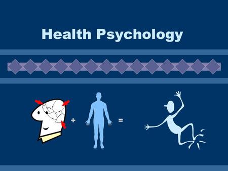 Health Psychology +=. Key Concepts  Health Psychology  Health Psychology: health is the influence of both our physiology (diet/exercise) and psychology.