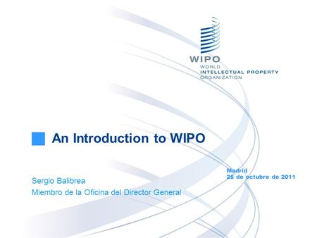 An Introduction to WIPO