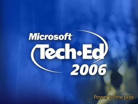 DEV322 Visual Studio 2005 Tools for Microsoft Office: Building Smart Client Applications Tim Huckaby CEO – InterKnowlogy Microsoft Regional Director Microsoft.