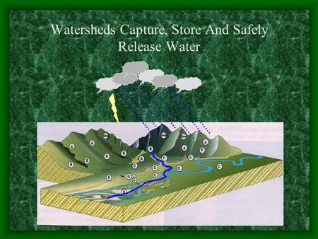 Watersheds Capture, Store And Safely Release Water.