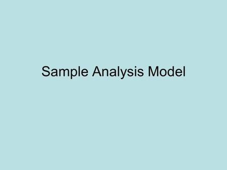 Sample Analysis Model. Example: Sequence Diagram –“Richer Sample.” : Student : RegisterForCoursesForm : RegistrationController : Schedule : Student :