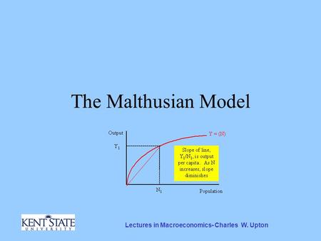 Lectures in Macroeconomics- Charles W. Upton The Malthusian Model.