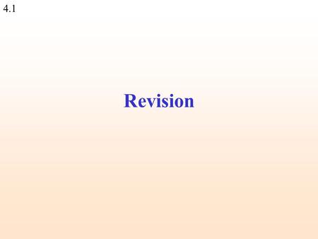 4.1 Revision. 4.2 if, elsif, else It’s convenient to test several conditions in one if structure: print Please enter your grades average:\n; my $number.