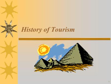 History of Tourism.
