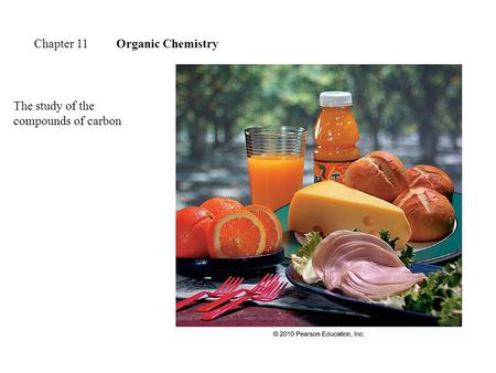 Chapter Organic Chemistry