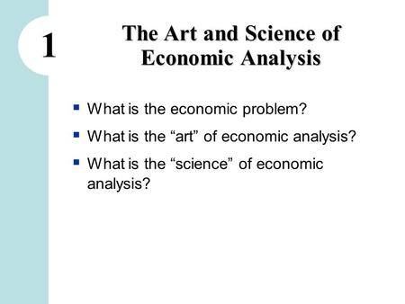 What Economics Is All About
