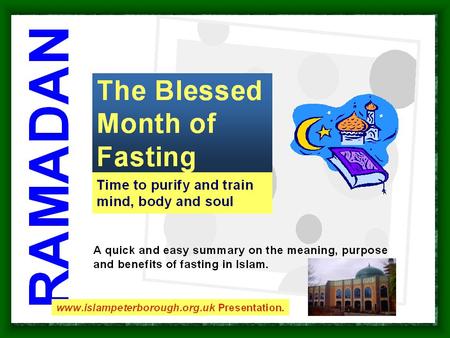 Wisdom Behind Fasting Fasting in Ramadan is not merely physically restraining from the obvious food and drink, but the total commitment of the servant's.
