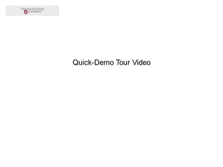 Quick-Demo Tour Video. This demonstration will show basic zzusis portal functions and navigation.