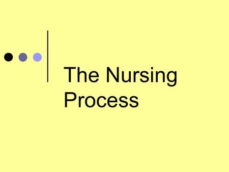 The Nursing Process Resources Andrea Ackermann, Mount St. Mary College, Critical-thinking-the-nursing- process 2001.