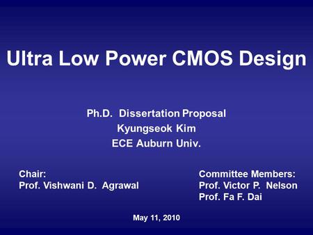 thesis proposal for ece