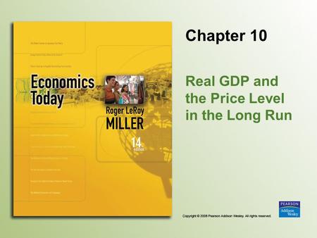 Real GDP and the Price Level in the Long Run