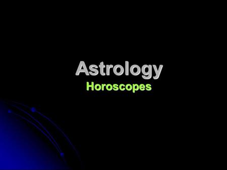 April 2018 Horoscopes