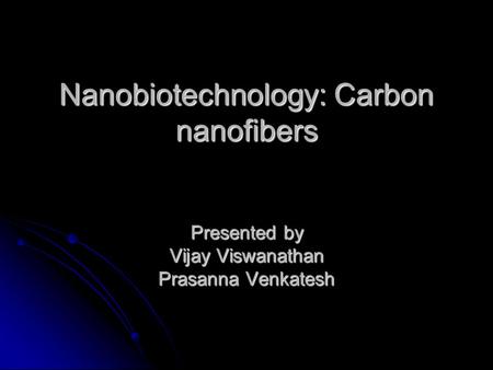 Outline Introduction Carbon Nanotubes Types Carbon Nano Fibers