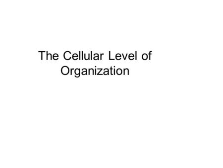 The Cellular Level of Organization. Antonie van Leewenhoek - first person to see cells. Robert Hooke coined the term “cell” and illustrated what he saw.