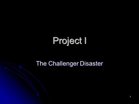 1 Project I The Challenger Disaster. 2 What to do with the zeros?