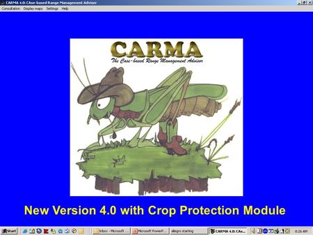 New Version 4.0 with Crop Protection Module. This page can be found at: