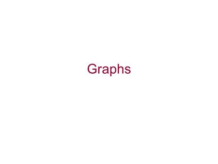 Graphs. Graph A “graph” is a collection of “nodes” that are connected to each other Graph Theory: This novel way of solving problems was invented by a.