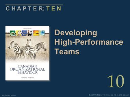 Developing High-Performance Teams
