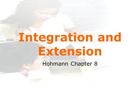 Www.itu.dk 1 Integration and Extension Hohmann Chapter 8.