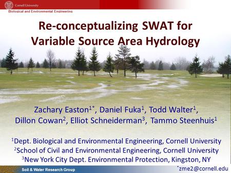 Re-conceptualizing SWAT for Variable Source Area Hydrology