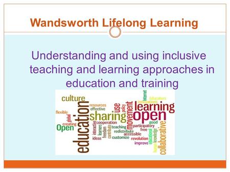 Wandsworth Lifelong Learning
