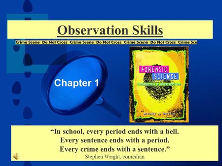 Observation Skills Chapter 1