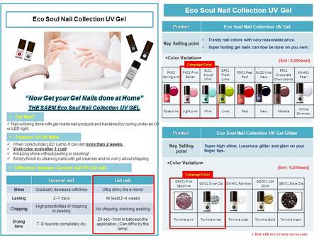 Eco Soul Nail Collection UV Gel