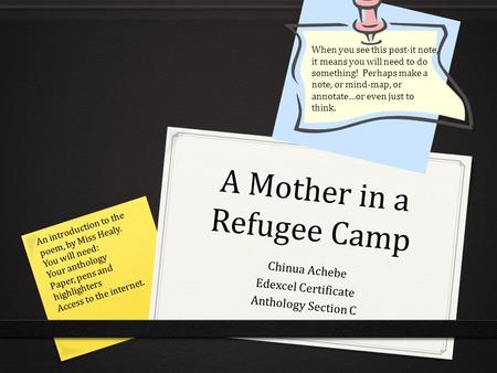 A Mother in a Refugee Camp