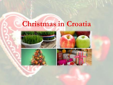 Christmas in Croatia.