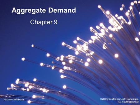Aggregate Demand Chapter 9.