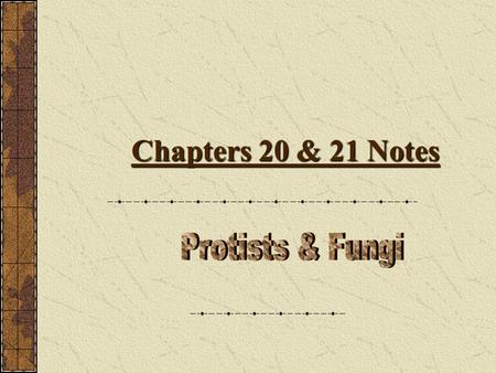 Chapters 20 & 21 Notes Kingdom Protista Where Do We Find Protists?  Protists live in water.
