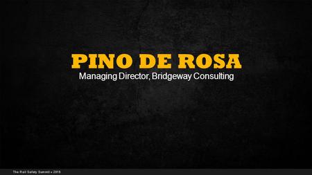Managing Director, Bridgeway Consulting