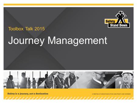Journey Management Toolbox Talk 2015